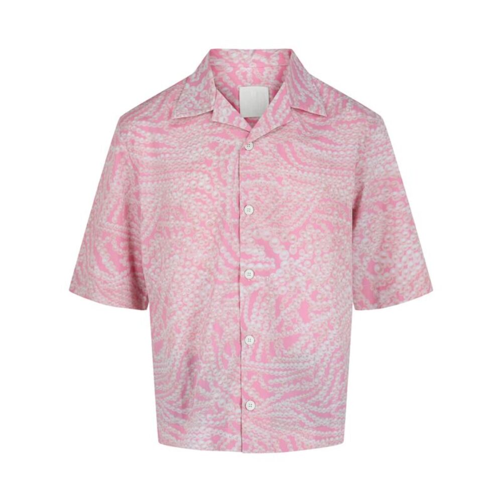 Givenchy Pearl Print Hawaiian Shirt Multi Mens